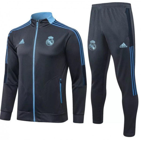 Kit treinamento Real Madrid 2021 2022 Adidas oficial Cinza
